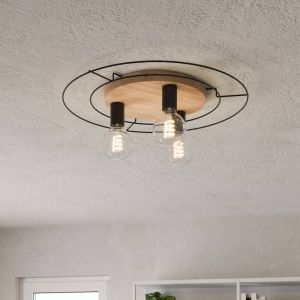 Envostar Bridge plafonnier, 3 lampes, rond