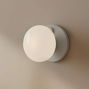 ALDEX Applique murale Flo, grise, &Oslash; 19 cm, verre