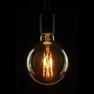 SEGULA Ampoule globe LED E27 G125 5W 2.200K gold dimm à intensité variable