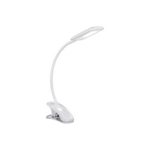 Aluminor Mika Pince lampe pince LED stepdim blanc