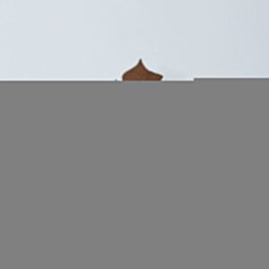 Envostar applique murale Folah, forme de feuille, noyer, 40 x 35 cm