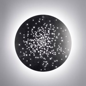 Fabbian Lens applique LED &Oslash; 60&nbsp;cm bruni