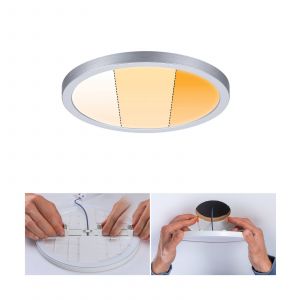 Paulmann panneau LED Aero rond chrom&eacute; 17,5cm