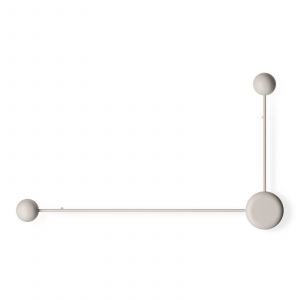 Applique murale LED Vibia Pin 1694, à 2 lampes, crème