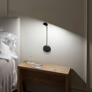 Applique murale LED Vibia Pin 1680, 39 cm, noir