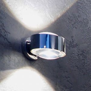 Top Light Puk Maxx Wall, LED, lentilles claires, chrome