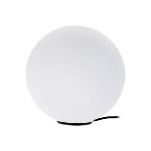 Karman Lampe à poser Maoo, verre satiné, Ø 12 cm, G9