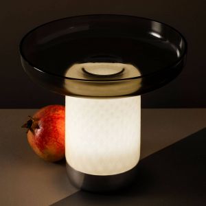 Artemide Bontà lampe à poser LED, coupe grise