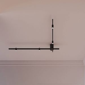 Wever & Ducr&eacute; Lighting WEVER & DUCR&Eacute; Plafonnier LED Trace Spin 1.0 noir 927