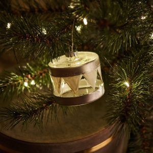 Sirius Pendentif d&eacute;coratif Elly avec LED, &Oslash; 7 cm, argent&eacute;