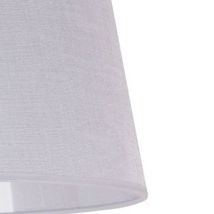 Duolla Abat-jour Classic L pour lampadaires, blanc/transparent