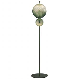 OLEV Lampe sur pied LED TERRA&LUNA, vert, métal/verre, 184 cm 927