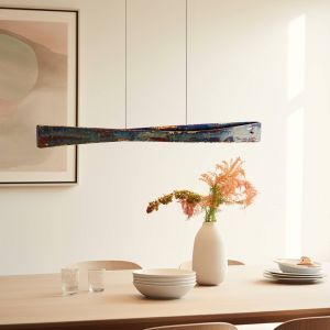 Quitani Baloria suspension LED multicolore/oxydé