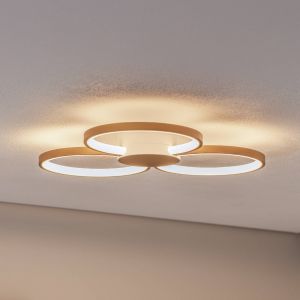 Plafonnier LED BEGA 51299.4, laiton velout&eacute;, m&eacute;tal, DALI