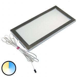 Hera Lampe sous meuble LED Dynamic LED Sky, gris, 21 cm, CCT