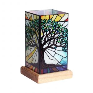 Wagner Life Lampe de table LED Art Light Arbre de vie, acrylique, multicolore