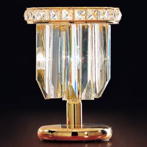 Patrizia Volpato Lampe à poser CRISTALLI dorée à l'or 24 carats