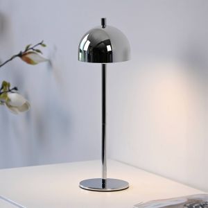 Sch&ouml;ner Wohnen lampe &agrave; poser LED rechargeable Bellies, chrome, IP54