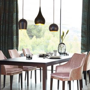 Menzel Solo suspension, &agrave; 3 lampes allong&eacute;e