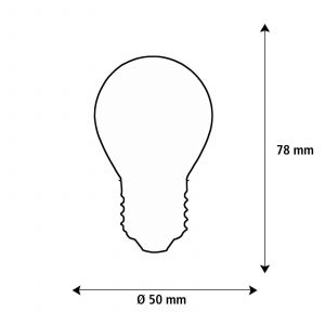 SEGULA LED Elegant Line E27 3W Golfball 2 200 K Filament &agrave; intensit&eacute; variable