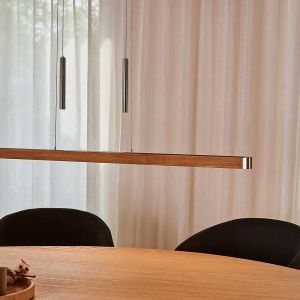 HerzBlut Novelie suspension LED, ch&ecirc;ne huil&eacute;