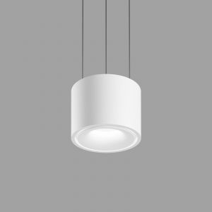 Egger Licht Egger Suspension LED Clippo blanc/blanc Ø10cm DALI DTW up/down