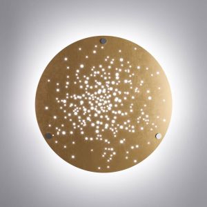Fabbian Lens applique LED &Oslash; 60&nbsp;cm bronze