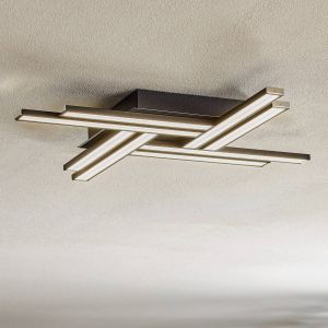 Domiluce Plafonnier LED Largo à 8 lampes noir