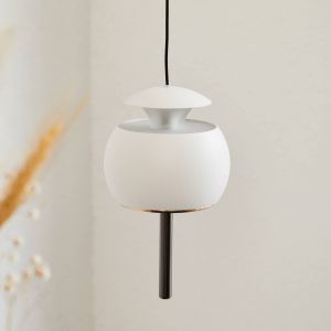 LOOM DESIGN Suspension LED Parachute, blanc, Ø 9,6 cm, aluminium