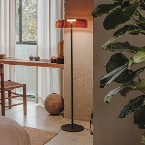 LEDS-C4 LED lampe sur pied Levels 1 couche, ambre, verre, CCT