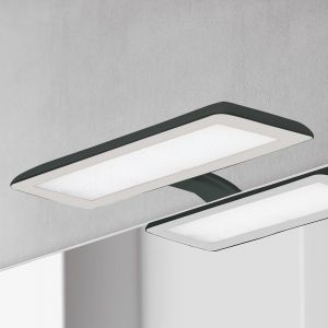 Ebir Applique pour miroir LED Nikita, noir/gris acier