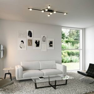 Wever & Ducr&eacute; Lighting WEVER & DUCR&Eacute; Plafonnier LED Perlez Grid 1.0 noir 927