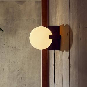 FRANDSEN Lampe à poser Hito, marbre, verre, E14, hauteur 19,5 cm