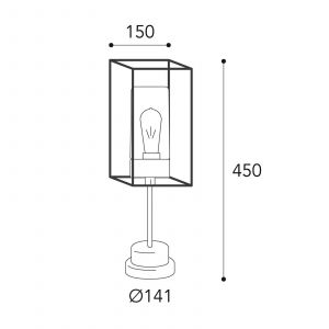 Moretti Luce Potelet Cubic³ 3369 laiton ancien/opale