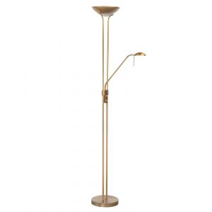 HighLight Lampadaire à éclairage indirect LED variable Lunaria avec lampe de lecture LED