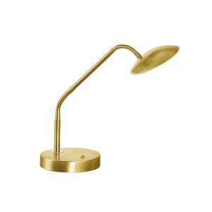 FISCHER & HONSEL Lampe &agrave; poser LED Tallri, laiton, hauteur 60 cm, CCT, variateur tactile