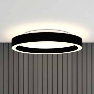 Steinhauer Plafonnier LED Ringlux, noir, &Oslash; 30 cm, m&eacute;tal, 2 700 K