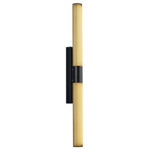 Baulmann 64.239 Applique murale LED, 2 lampes, laiton mat