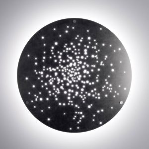 Fabbian Lens applique LED &Oslash; 90&nbsp;cm bruni