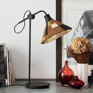 Forestier Parrot lampe &agrave; poser, brune