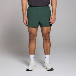 Short avec entrejambe de 8 cm MP Tempo Graphic pour hommes – Vert foncé - XS