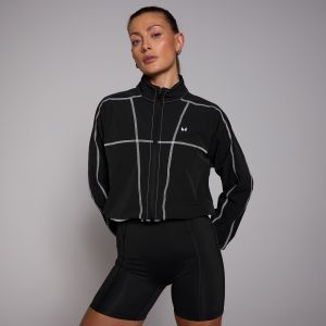 Coupe-vent court à coutures contrastées MP Tempo pour femmes – Noir - XXL