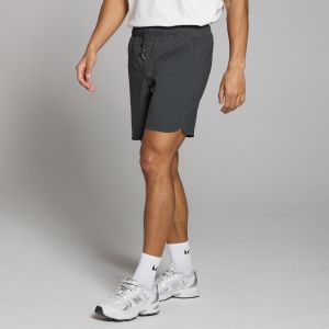 Short en matière tissée MP Lifestyle pour hommes – Noir délavé - M