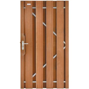 Portillon bois exotique Bangkirai complète 100x180cm