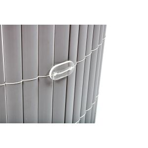 Canisse PVC gris 1x5m