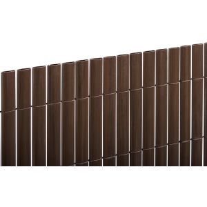 Canisse PVC marron 150x500cm