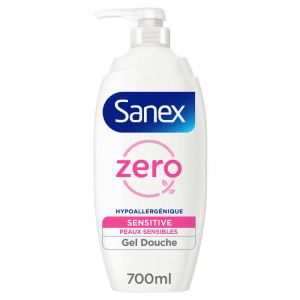 Sanex pompe gel douche z&radic;&copy;ro sensitive pompe 700ml