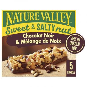 Nature valley barres de c&radic;&copy;r&radic;&copy;ales sweet & salty chocolat noir 5x30g