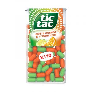 Tic tac bonbons go&ucirc;t orange & citron vert x110