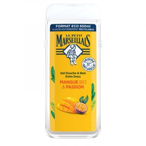 Le petit marseillais gel douche extra doux mangue bio & passion 650ml